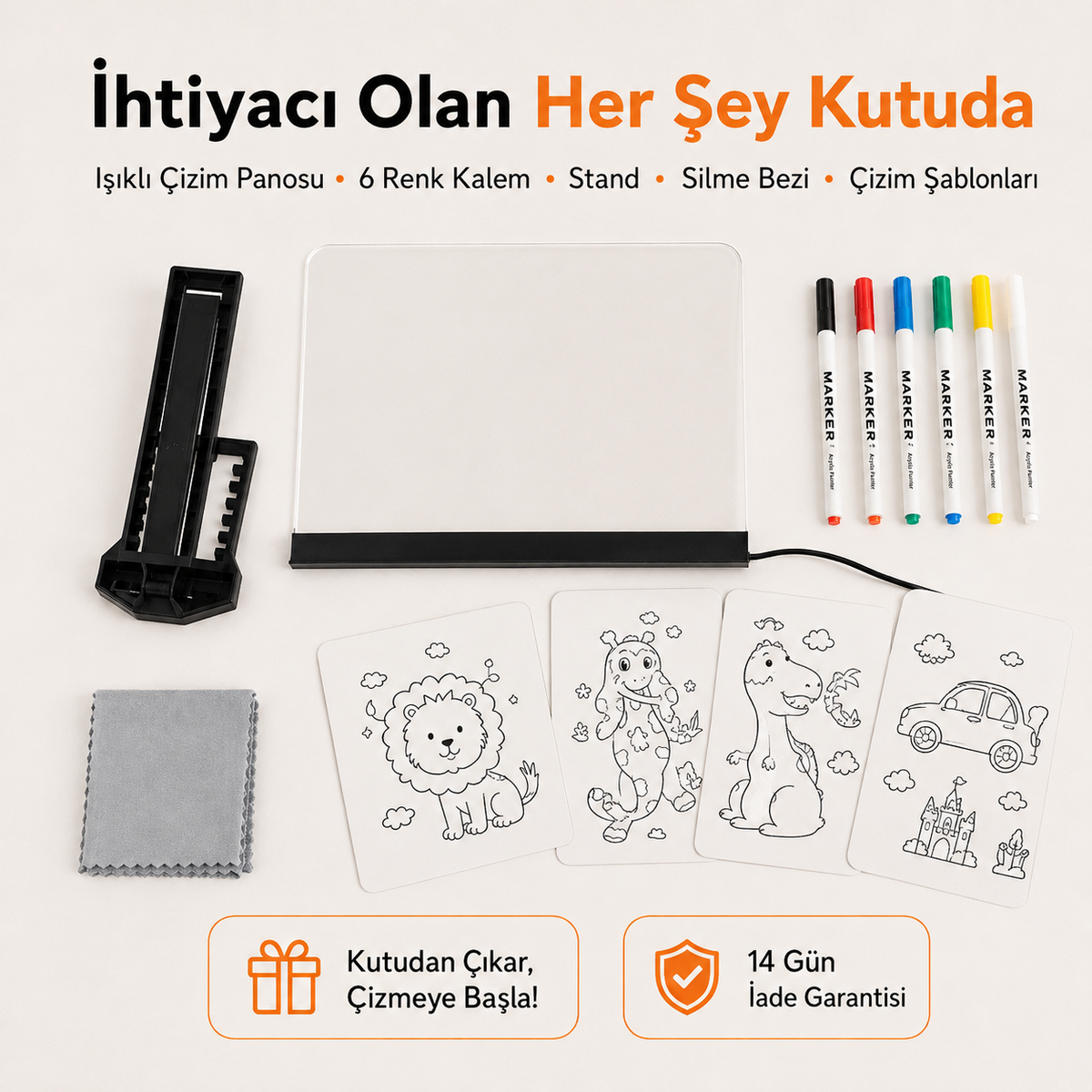 Miniköy™ - Işıklı Çizim Panosu