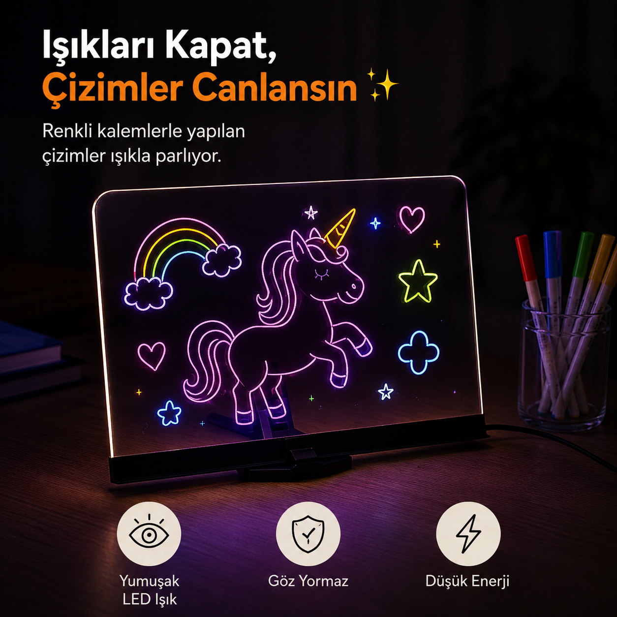 Miniköy™ - Işıklı Çizim Panosu